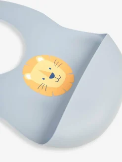 Jojo Maman Bébé Yellow Safari 2-Pack Silicone Bib Set