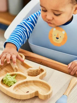 Jojo Maman Bébé Yellow Safari 2-Pack Silicone Bib Set