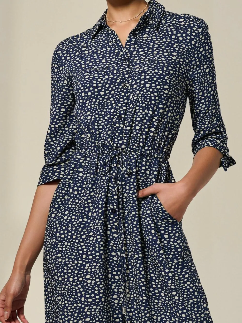 Clearance Jolie Moi Blue Tie Half Sleeve Wide Leg Jumpsuit