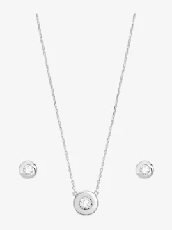 Jon Richard Silver Crystal Besel Gift Box^Women Jewellery