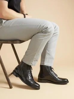 Jones Bootmaker Finch Leather Lace-Up Boots^ Boots|Boots