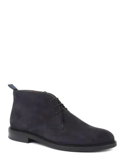 Clearance Jones Bootmaker Deacon Suede Chukka Boots Blue