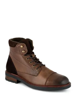 Discount Jones Bootmaker Dusseldorf Leather Lace-Up Boots Brown