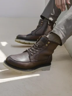 Jones Bootmaker Essex Chunky Leather Boots^ Boots|Boots