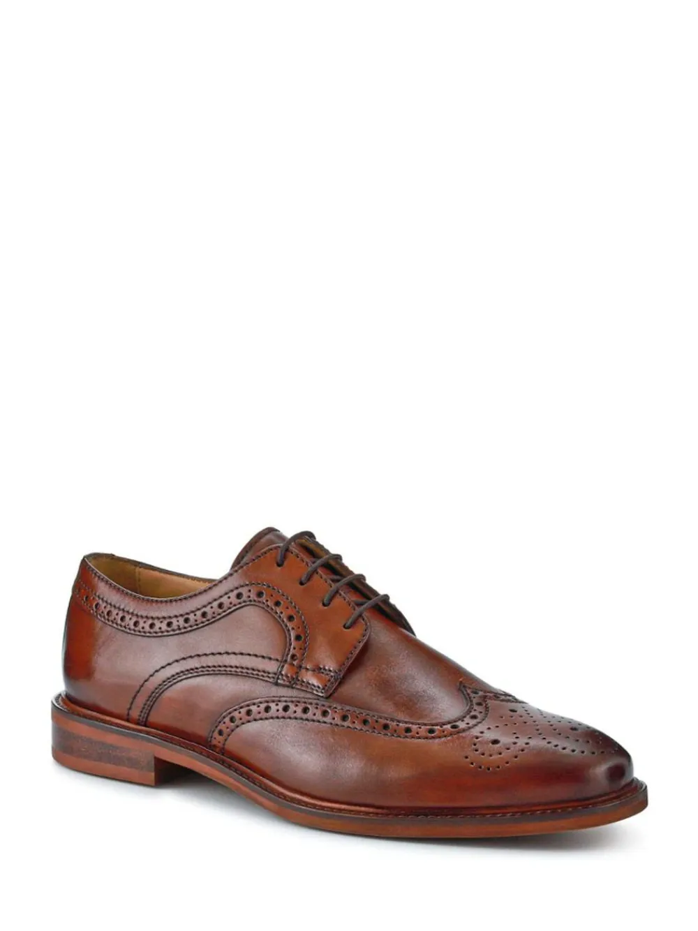 Sale Jones Bootmaker Longwood Suede Derby Brogues Brown Light