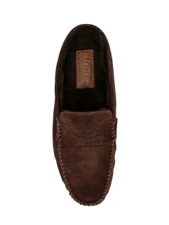 Best Jones Bootmaker Zap Leather Mule Slippers Brown