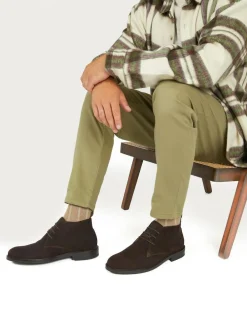 Discount Jones Bootmaker Deacon Suede Chukka Boots Dark Brown