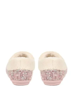 Best Jones Bootmaker Faux-Fur-Lined Slippers Pink