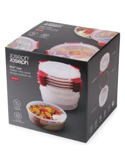 Joseph Joseph 4 Piece Multicolour Nest Lock Round Container Set^ Storage & Organisation|Branded Kitchenware