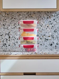 Clearance Joseph Joseph 4 Piece Multicolour Nest Lock Rectangle Container Set 1.1L