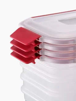 Clearance Joseph Joseph 4 Piece Multicolour Nest Lock Rectangle Container Set 1.1L