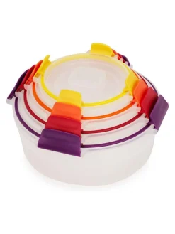 Joseph Joseph 4 Piece Multicolour Multisize Nest Lock Round Containers Set^ Storage & Organisation