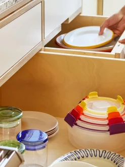 Joseph Joseph 4 Piece Multicolour Multisize Nest Lock Round Containers Set^ Storage & Organisation