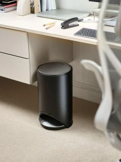 Best Joseph Joseph Black Arc 10-Litre Slimline Pedal Bin With Liner Pocket