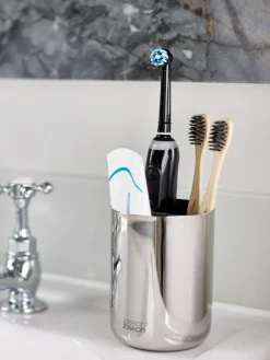 Sale Joseph Joseph EasyStore Luxe Stainless Steel Toothbrush Caddy