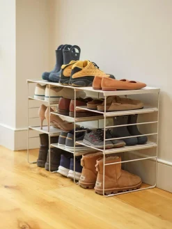 Clearance Joseph Joseph Ecru Level Plus Adjustable Shoe Rack