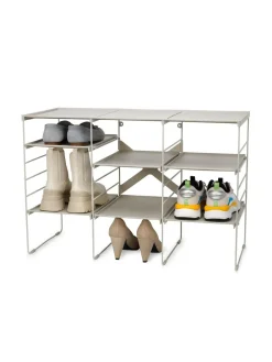 Clearance Joseph Joseph Ecru Level Plus Adjustable Shoe Rack