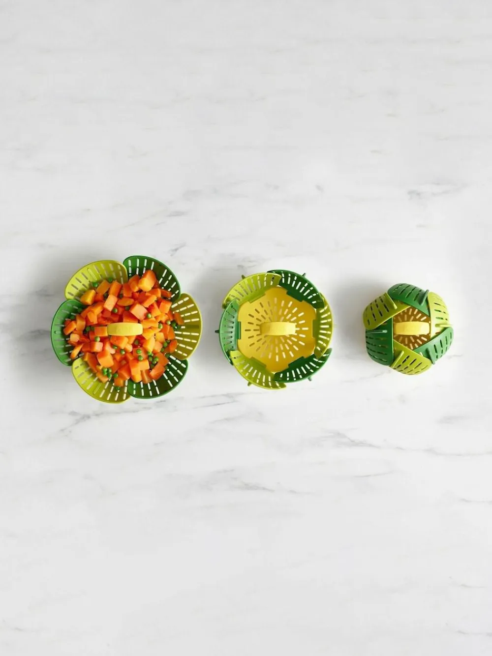 Discount Joseph Joseph Green Bloom Folding Steamer Basket