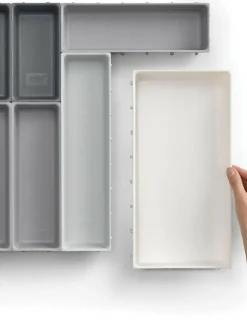 Joseph Joseph Grey Blox 10 Piece Drawer Organiser^ Storage & Organisation|Branded Kitchenware