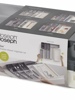 Joseph Joseph Grey Blox 10 Piece Drawer Organiser^ Storage & Organisation|Branded Kitchenware