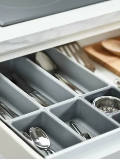 Online Joseph Joseph Grey Blox 7 Piece Drawer Organiser