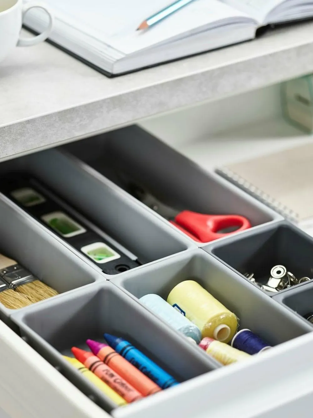 Online Joseph Joseph Grey Blox 7 Piece Drawer Organiser