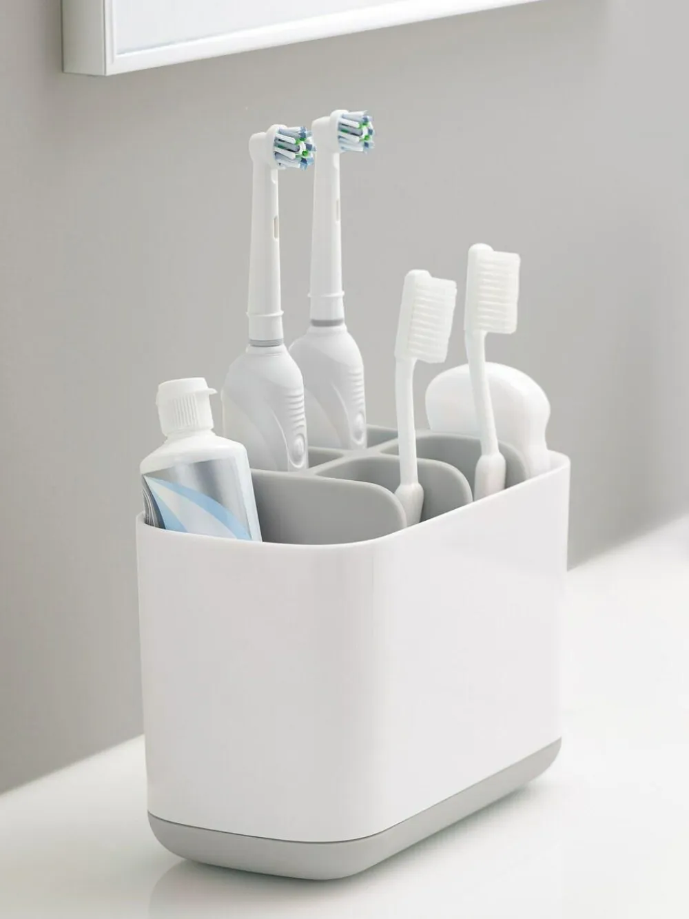 Joseph Joseph Joseph® Joseph Grey EasyStore Large White And Grey Toothbrush Tidy^ Bathroom Accessories