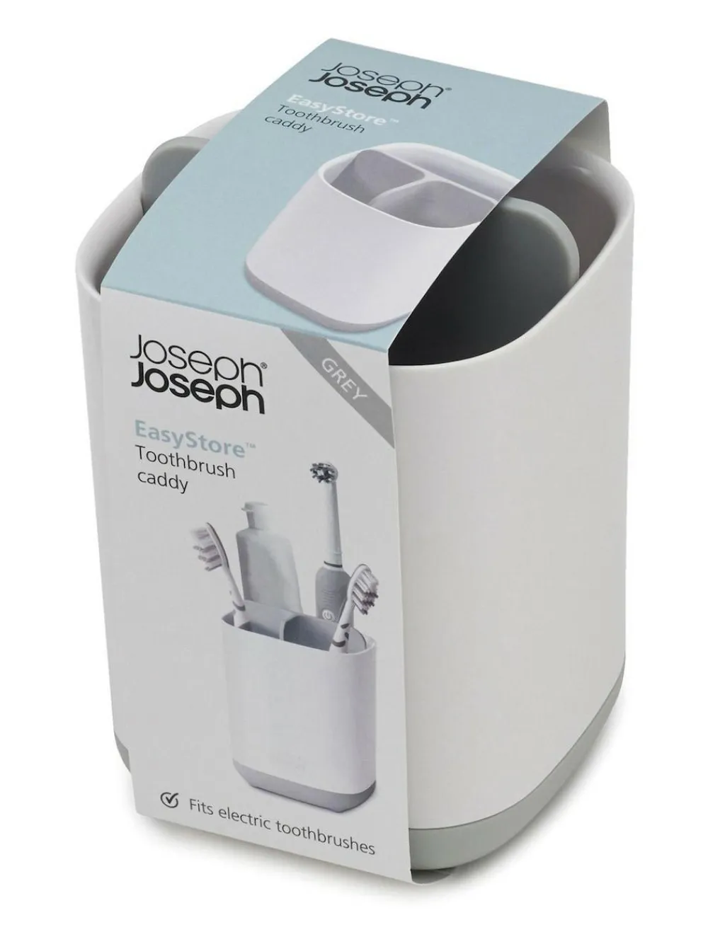 Sale Joseph Joseph Joseph® Joseph Grey EasyStore White And Grey Toothbrush Tidy