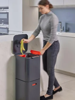 Online Joseph Joseph Joseph® Joseph Grey Totem Compact 40L Waste Separation Unit Bin