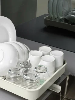 Best Joseph Joseph Light Stone Natural/Sage Green Extend Expandable Dish Rack