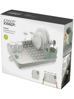 Best Joseph Joseph Light Stone Natural/Sage Green Extend Expandable Dish Rack