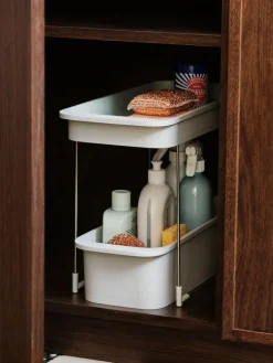 Joseph Joseph Light Stone Cupboard Store™ 2-Tier Storage Caddy^ Storage & Organisation|Branded Kitchenware