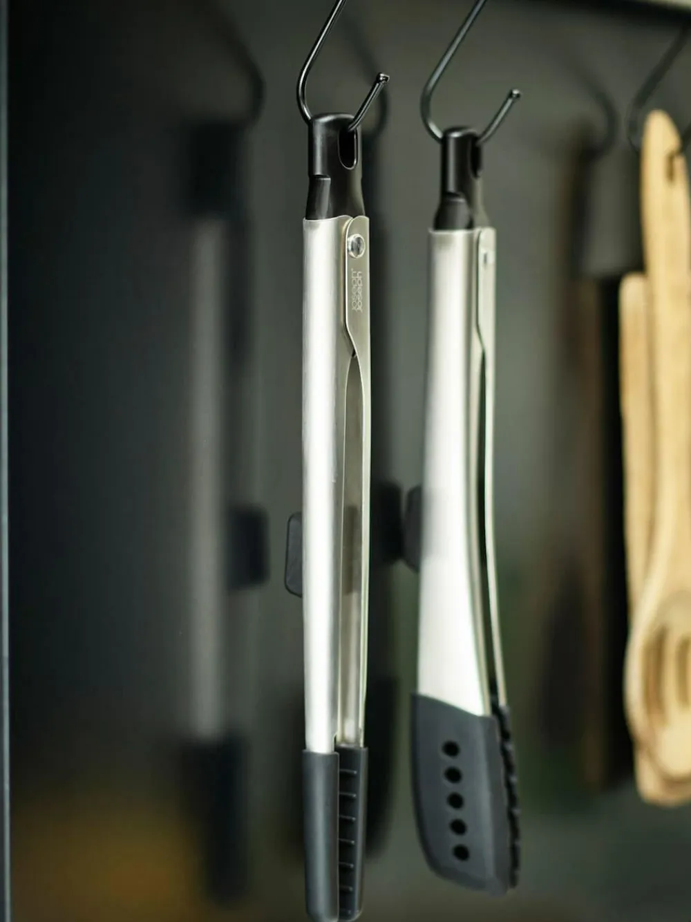 Sale Joseph Joseph Silver Elevate Fusion 2pc Silicone Tong Set