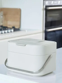 Joseph Joseph Stone Grey Stone Stack 4 Food Waste Caddy^ Branded Kitchenware