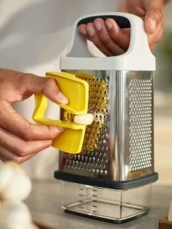 Joseph Joseph Stone Multi-Grip Box Grater with Precision Food Grip