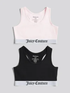 Juicy Couture Juicy Crop Top 2 Pack Hanging^ Bras & Crop Tops