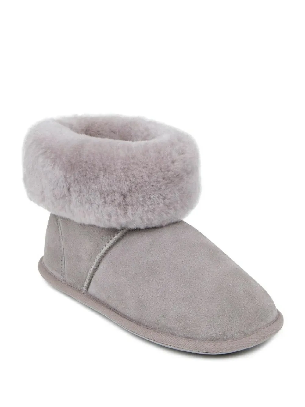 Sale Just Sheepskin Ladies Albery Sheepskin Slipper Grey