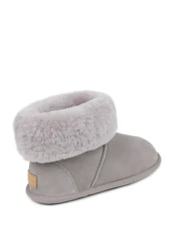 Sale Just Sheepskin Ladies Albery Sheepskin Slipper Grey