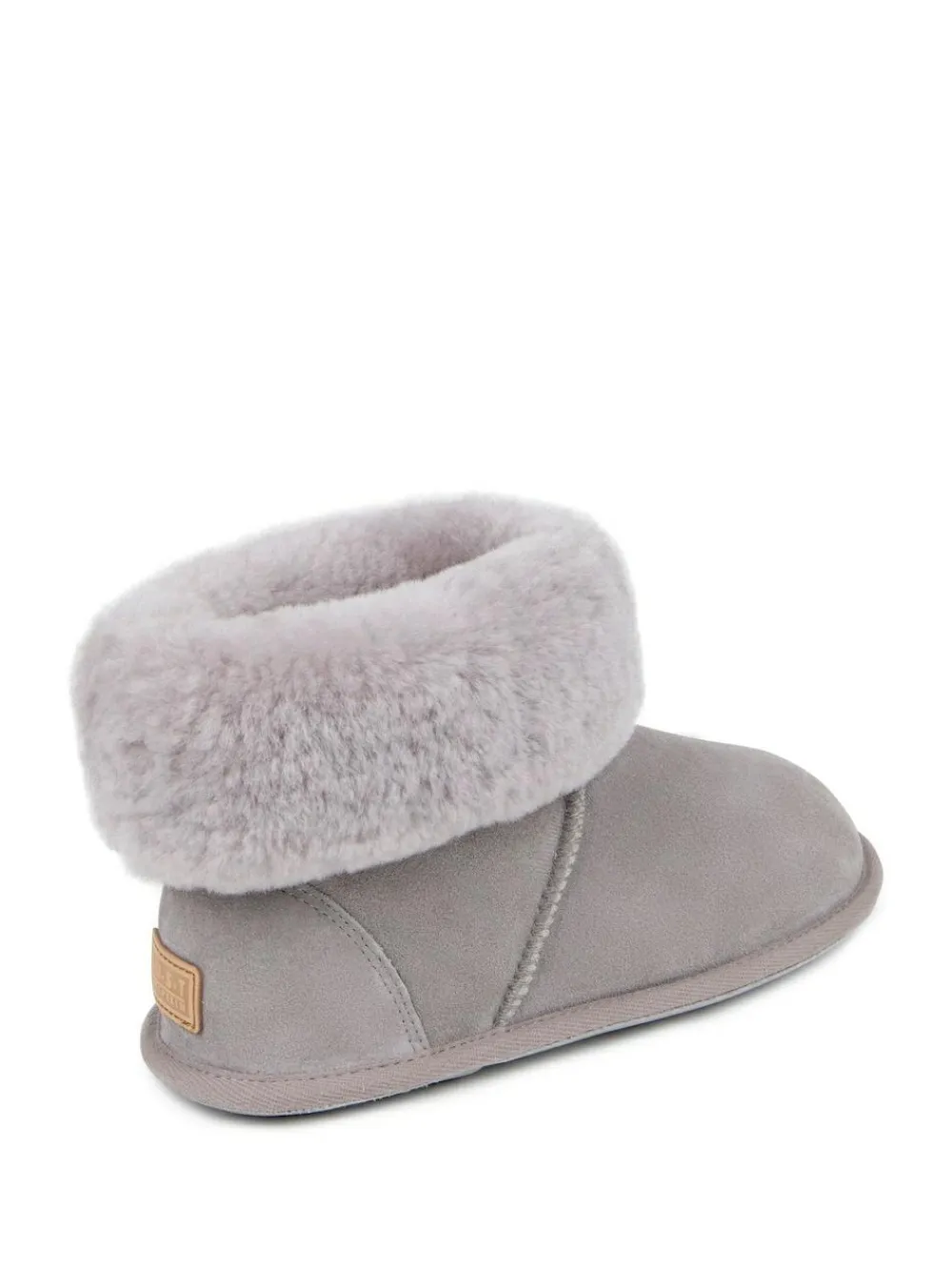 Sale Just Sheepskin Ladies Albery Sheepskin Slipper Grey