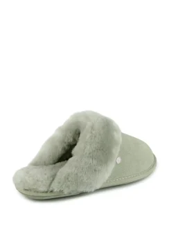 Outlet Just Sheepskin Ladies Duchess Sheepskin Slipper Green