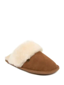Hot Just Sheepskin Ladies Duchess Sheepskin Slipper Brown
