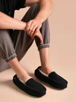 Sale Just Sheepskin Mens Harry Sheepskin Slipper Blue