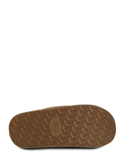 Clearance Just Sheepskin Mens Jude Sheepskin Slipper Brown/White