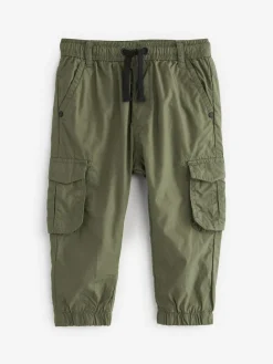 Next Lined Cargo Trousers (3mths-7yrs) Khaki Green