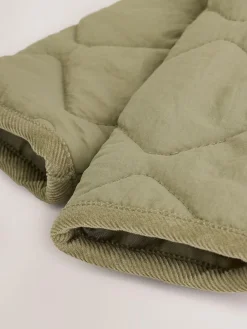 Next Khaki Green Nylon Quilted Baby Jacket (0mths-2yrs)^BOY Baby Winter Clothing|Coats, Jackets & Pramsuits