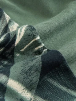 Outlet Next Short Pyjamas Set Khaki Green Palm