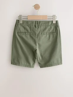 Online Next Regular Fit Chino Shorts (3-16yrs) Khaki Green