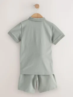 Next Short Sleeve Polo Shirt and Shorts Set (3-16yrs)^BOY Sets & Outfits|Sweatshirts & Hoodies
