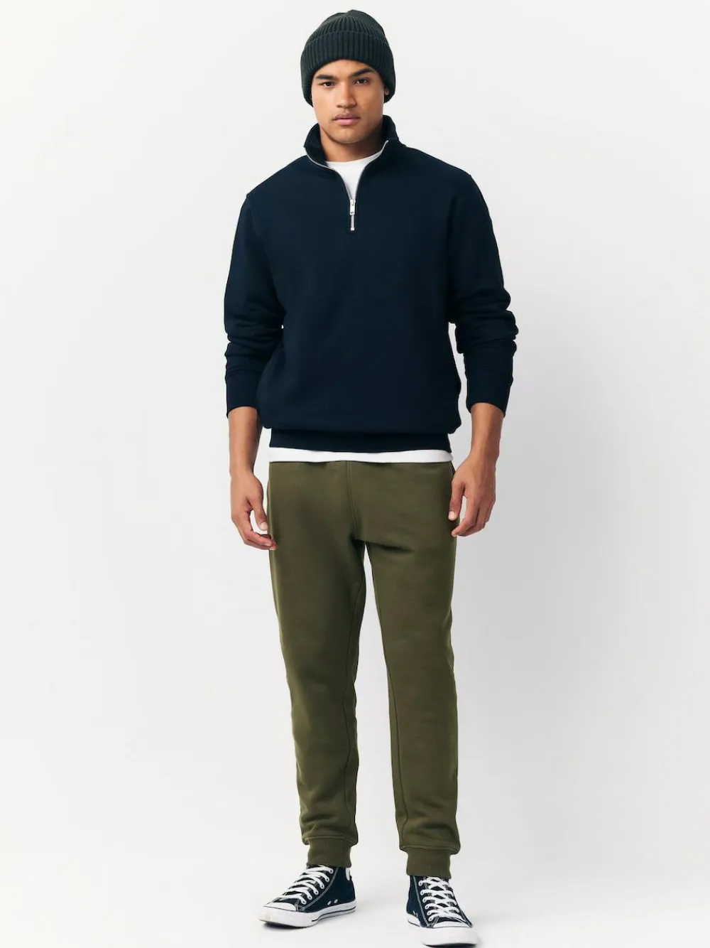 Next Slim Fit Slim Fit Brushback Heavyweight Joggers^ Joggers|Joggers