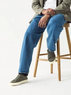 Next Smart Casual Toe Cap Leather Longline Trainers^ Sneakers